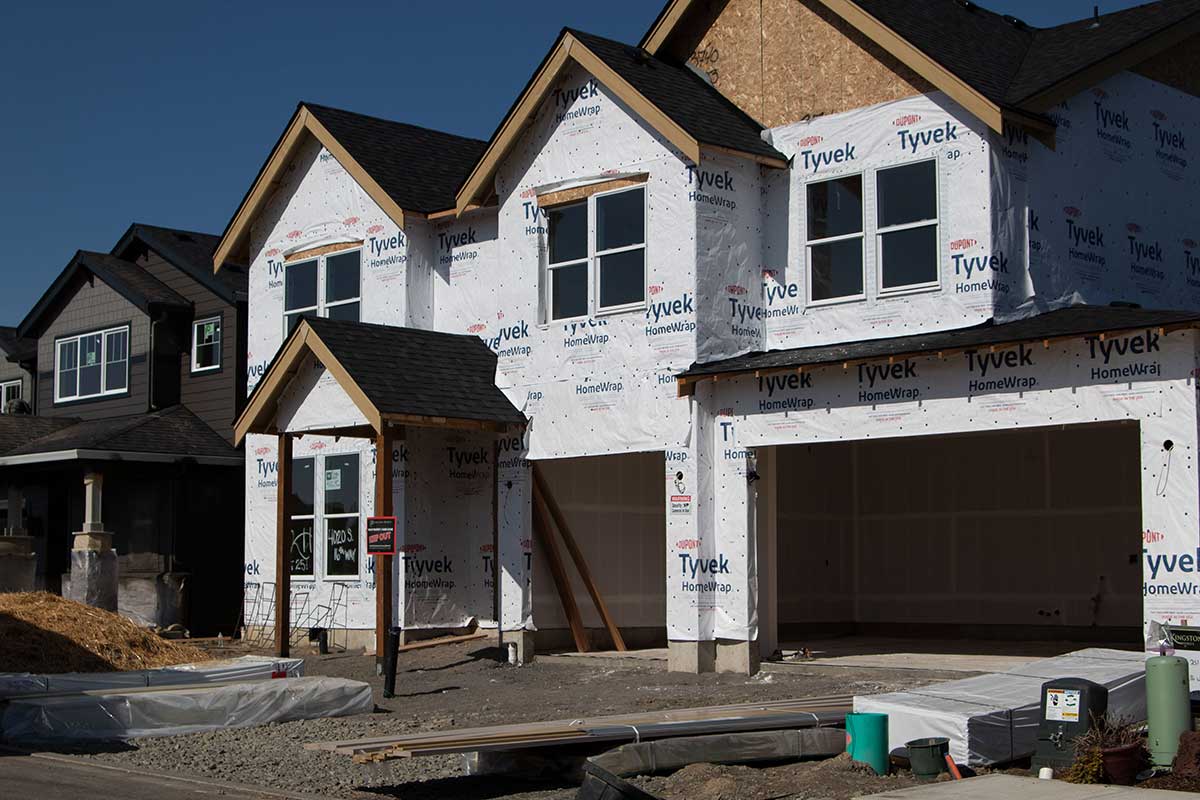 photo of home under construction