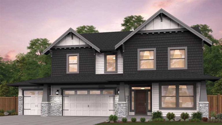 Rendering of the Tillamook home by Kingston Homes