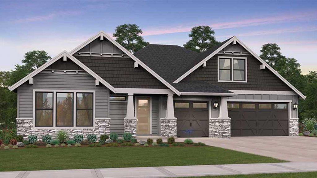 Rendering of the Tillicum home by Kingston Homes