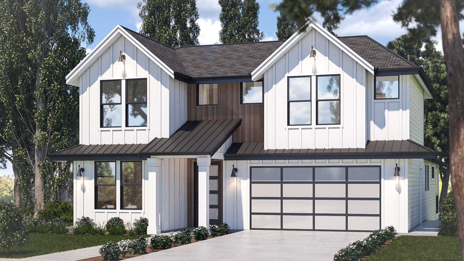 Rendering of the Clearwater plan by Kingston Homes