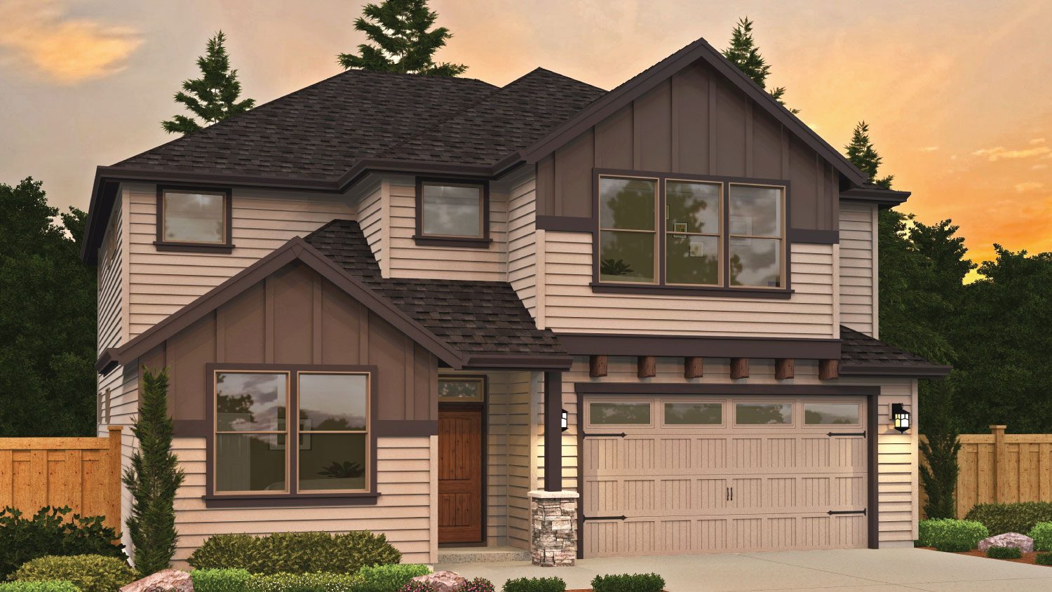 Rendering of the Astoria home by Kingston Homes