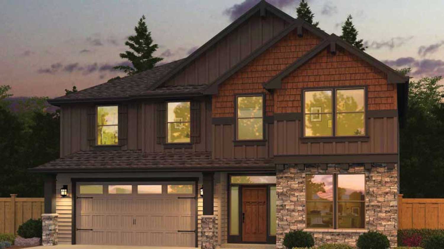 Rendering of the Bandon home by Kingston Homes