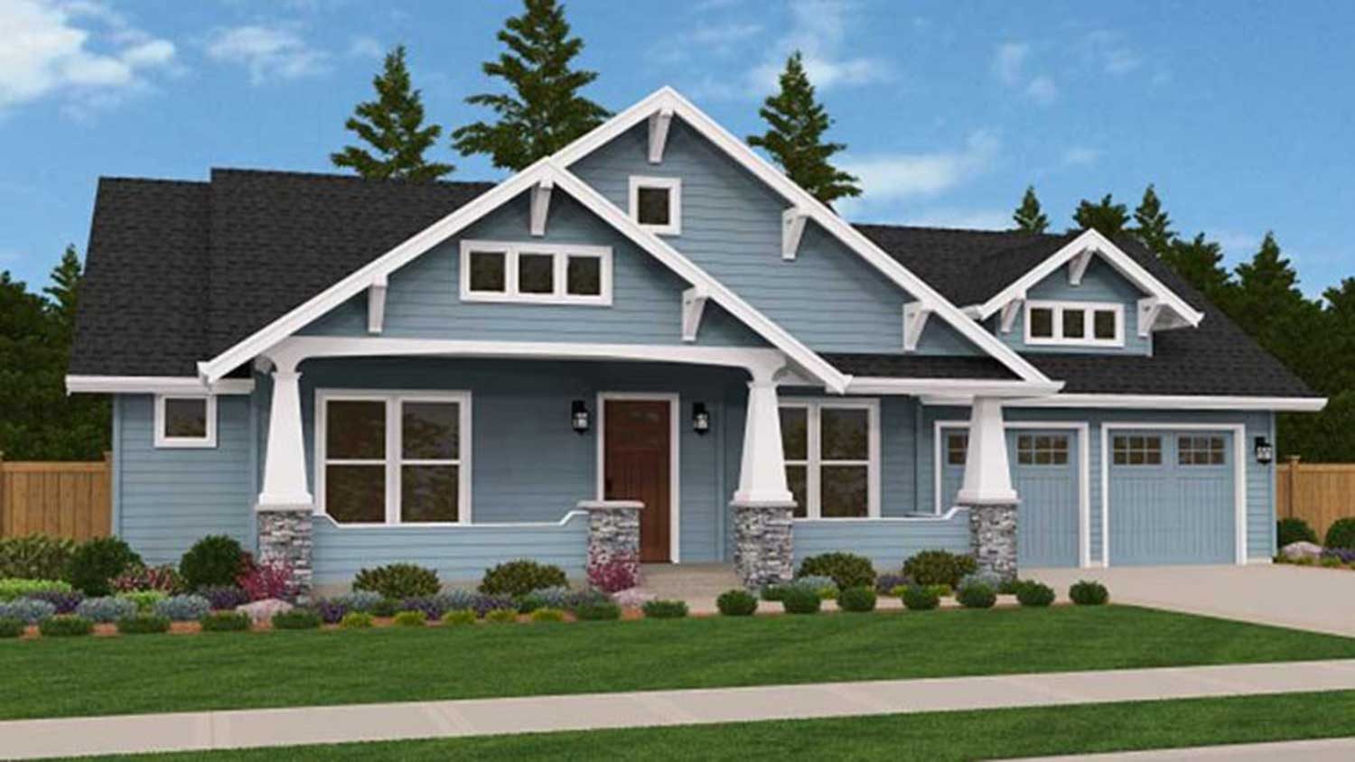 Rendering of the Chesterton home by Kingston Homes