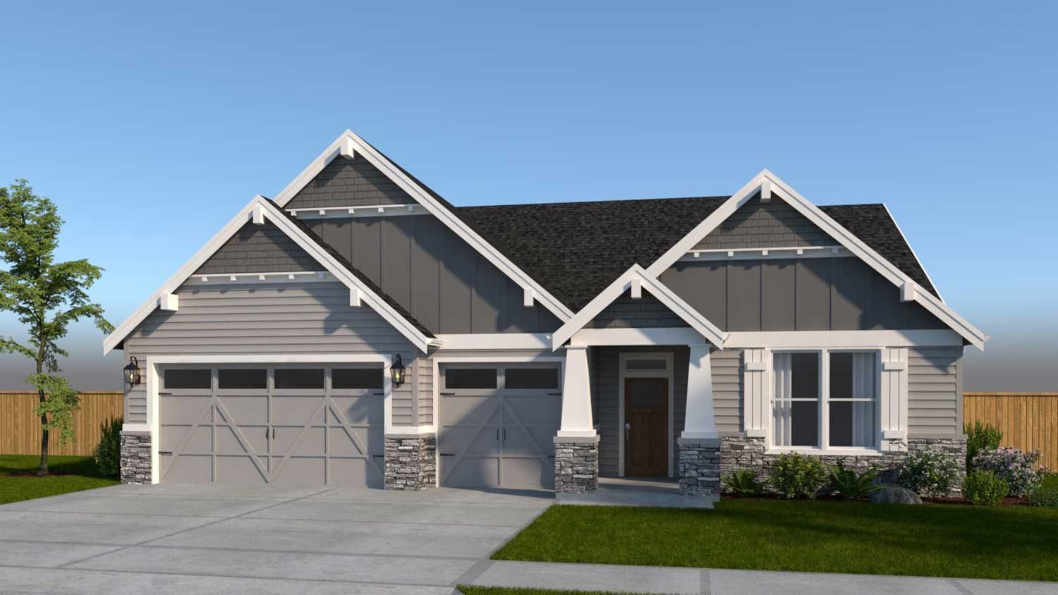 Rendering of the Manzanita home by Kingston Homes