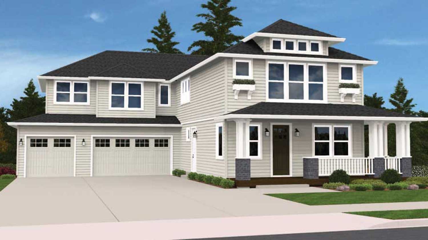 Rendering of the Westmont home by Kingston Homes