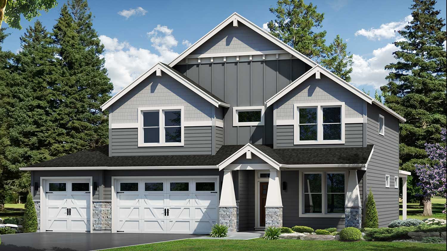 Rendering of the Telluride plan by Kingston Homes